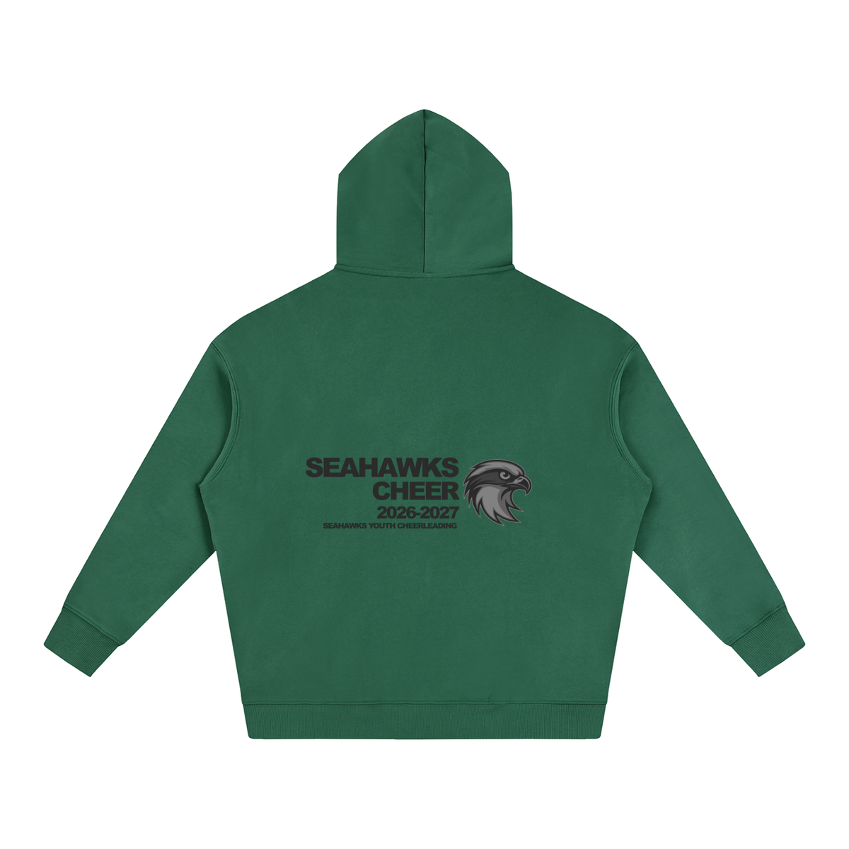 Vector Star Front Seahawks Oversize Fleeced Hoodie
