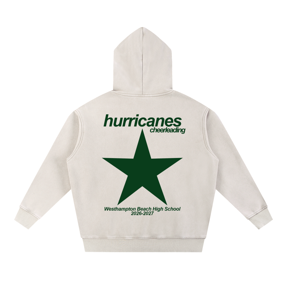 Snow Wash Fleece Oversize Hoodie