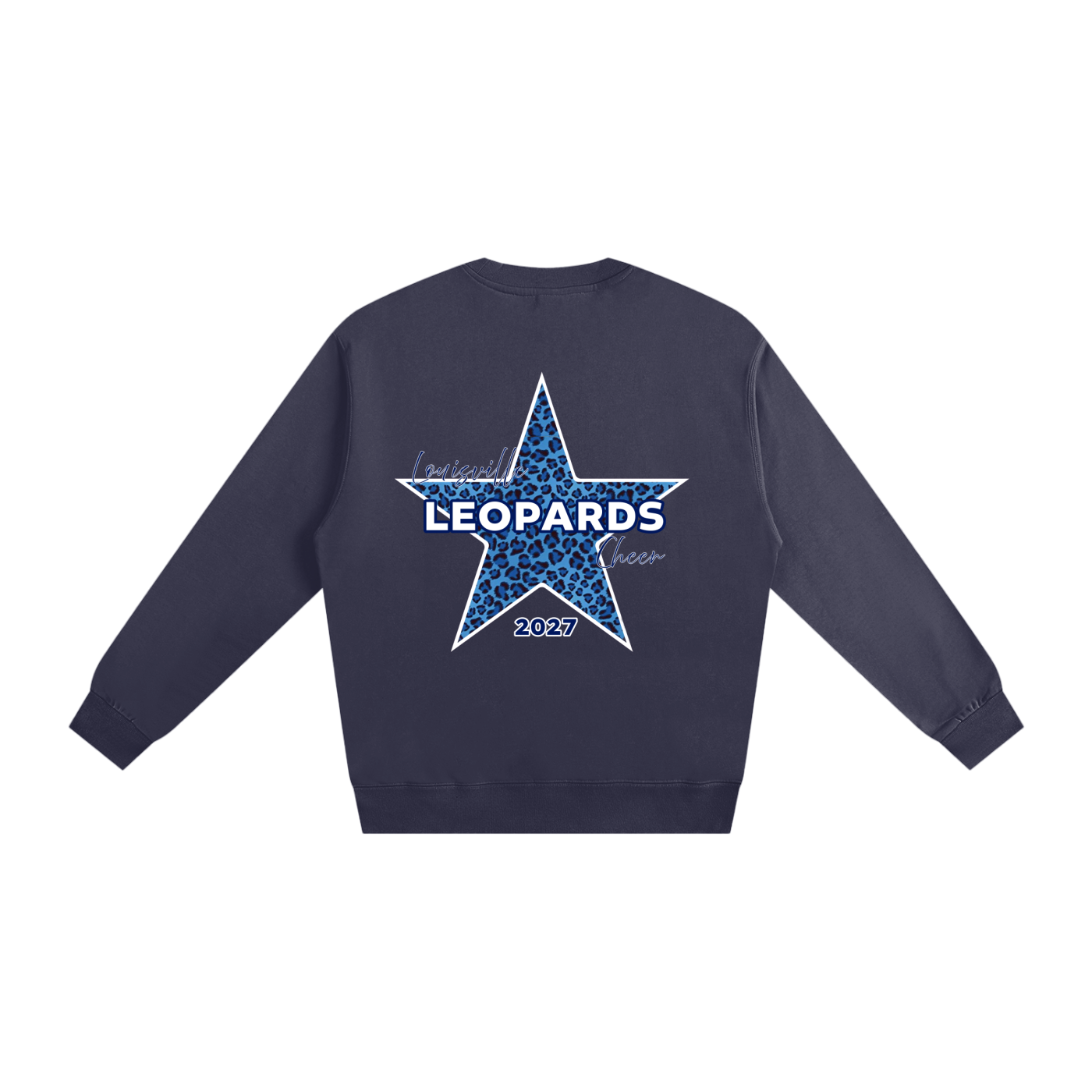 Leopard Star Crewneck