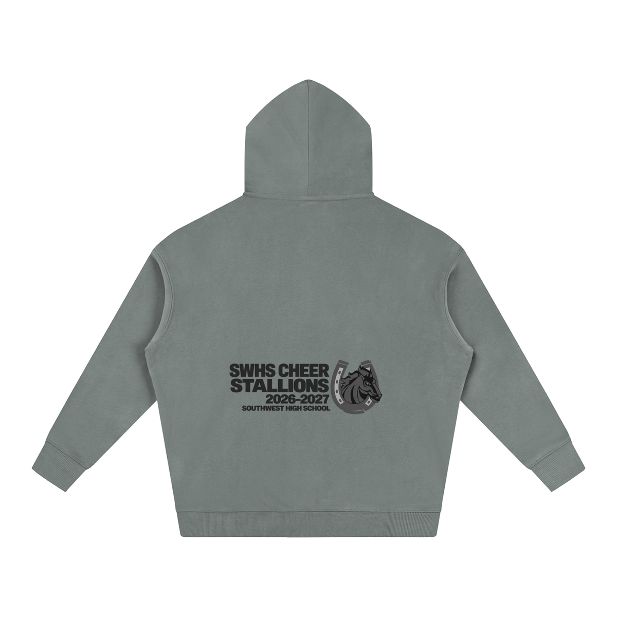 Vector Star Front Southwest Oversize Fleeced Hoodie
