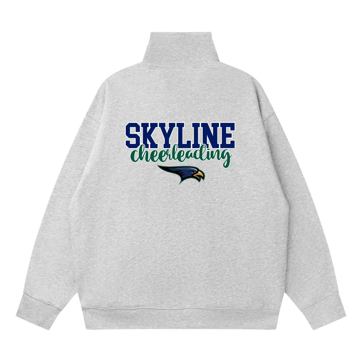 Quarter-Zip Drop Shoulder Sweatshirt