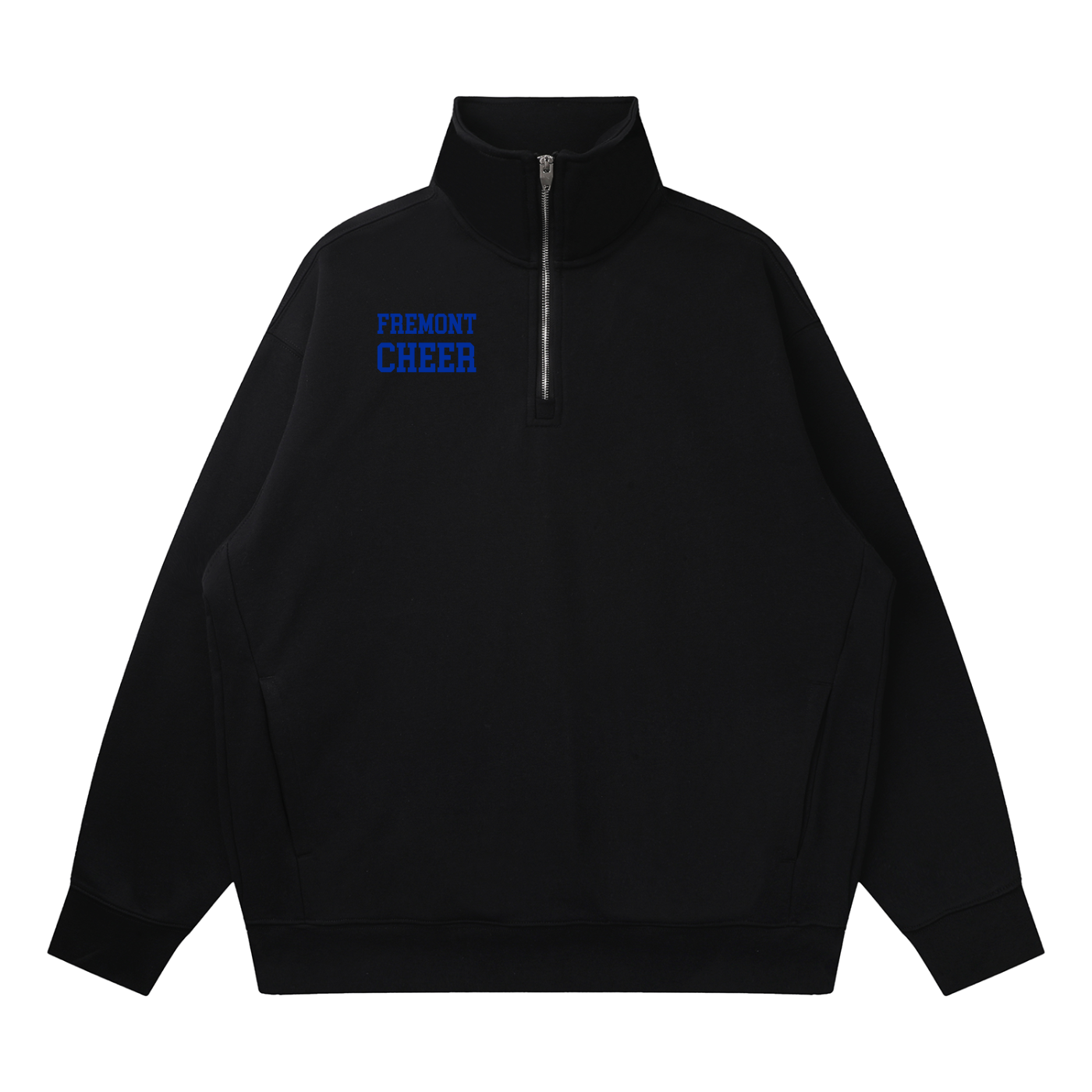 Quarter-Zip Drop Shoulder Sweatshirt