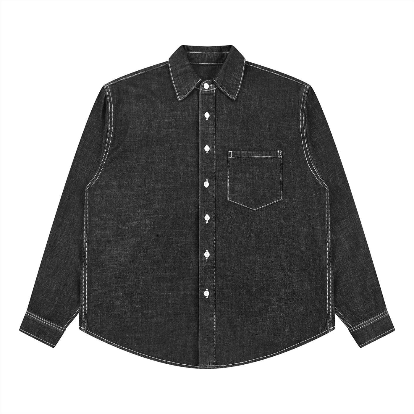 Unisex Vintage Wash Denim Jacket