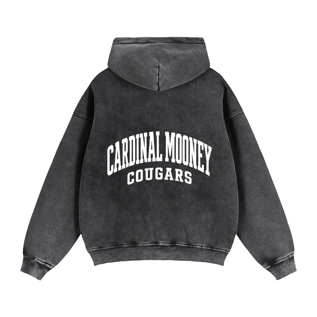Zip-Through Boxy Fleece Hoodie