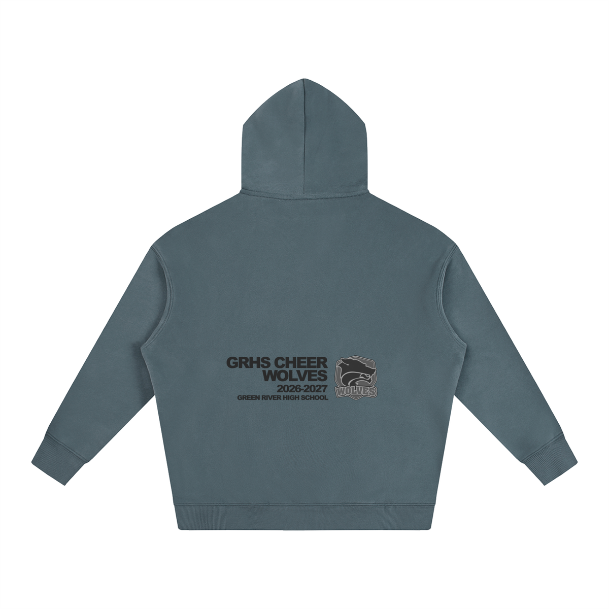 Vector Star Front Green River Oversize Fleeced Hoodie
