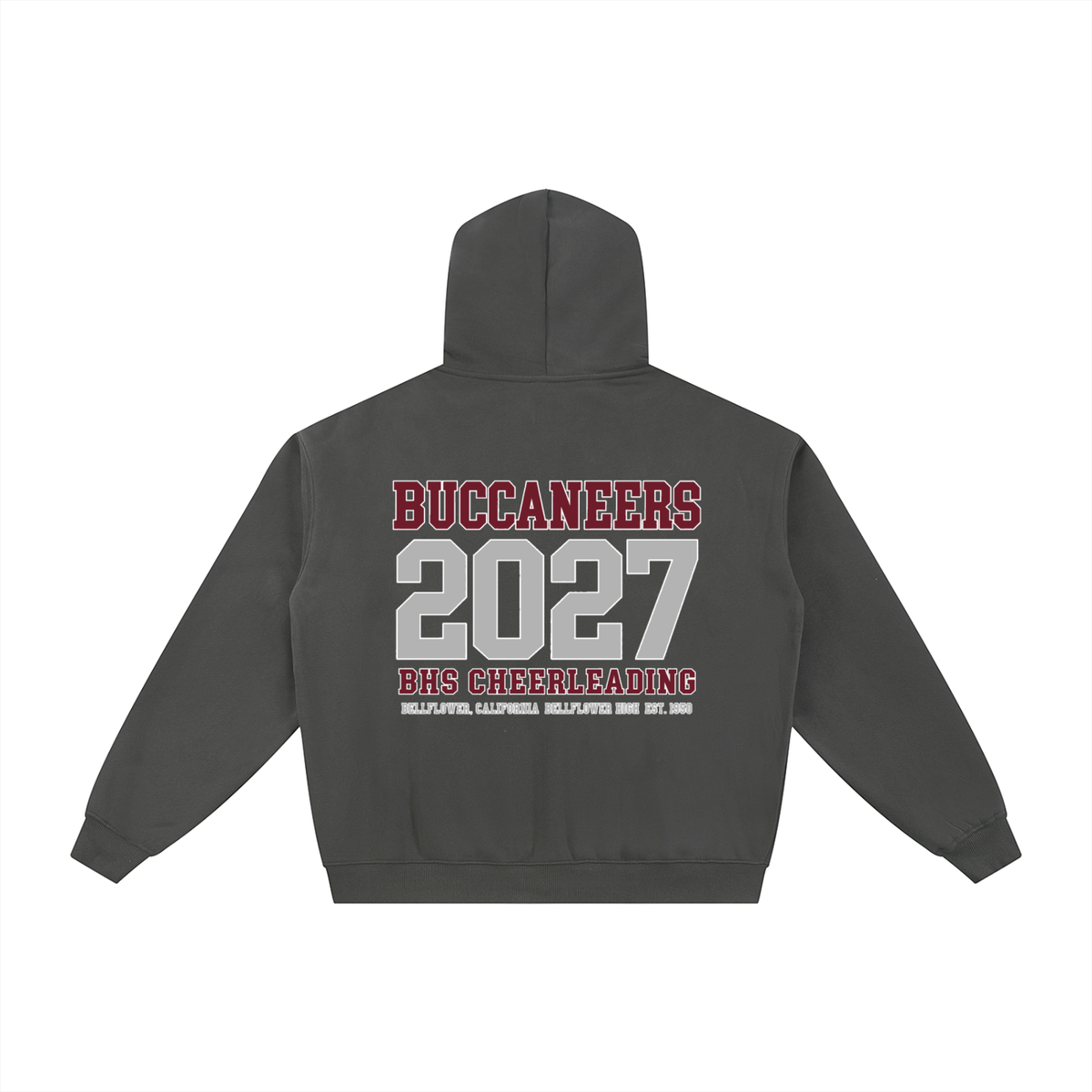 Year Bellflower Essential Fleece Zip-Through Hoodie