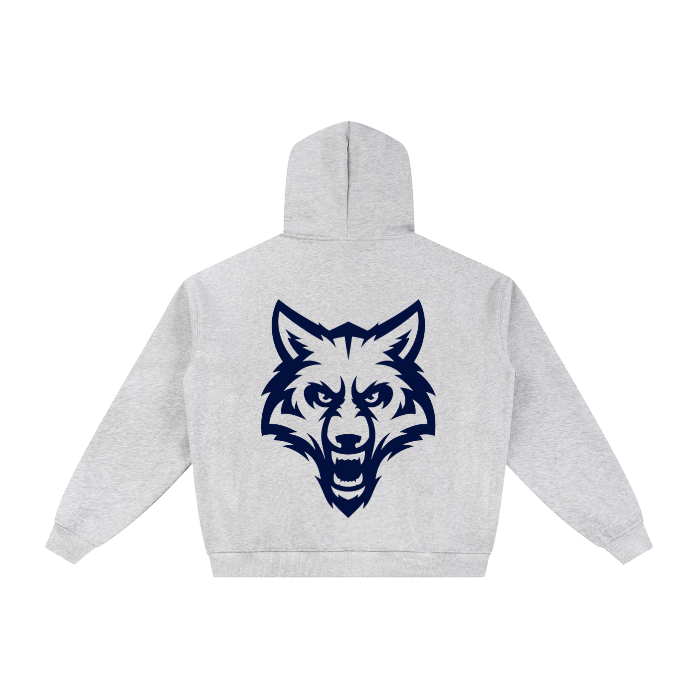 Wolf Graphic Full Zip Hoodie