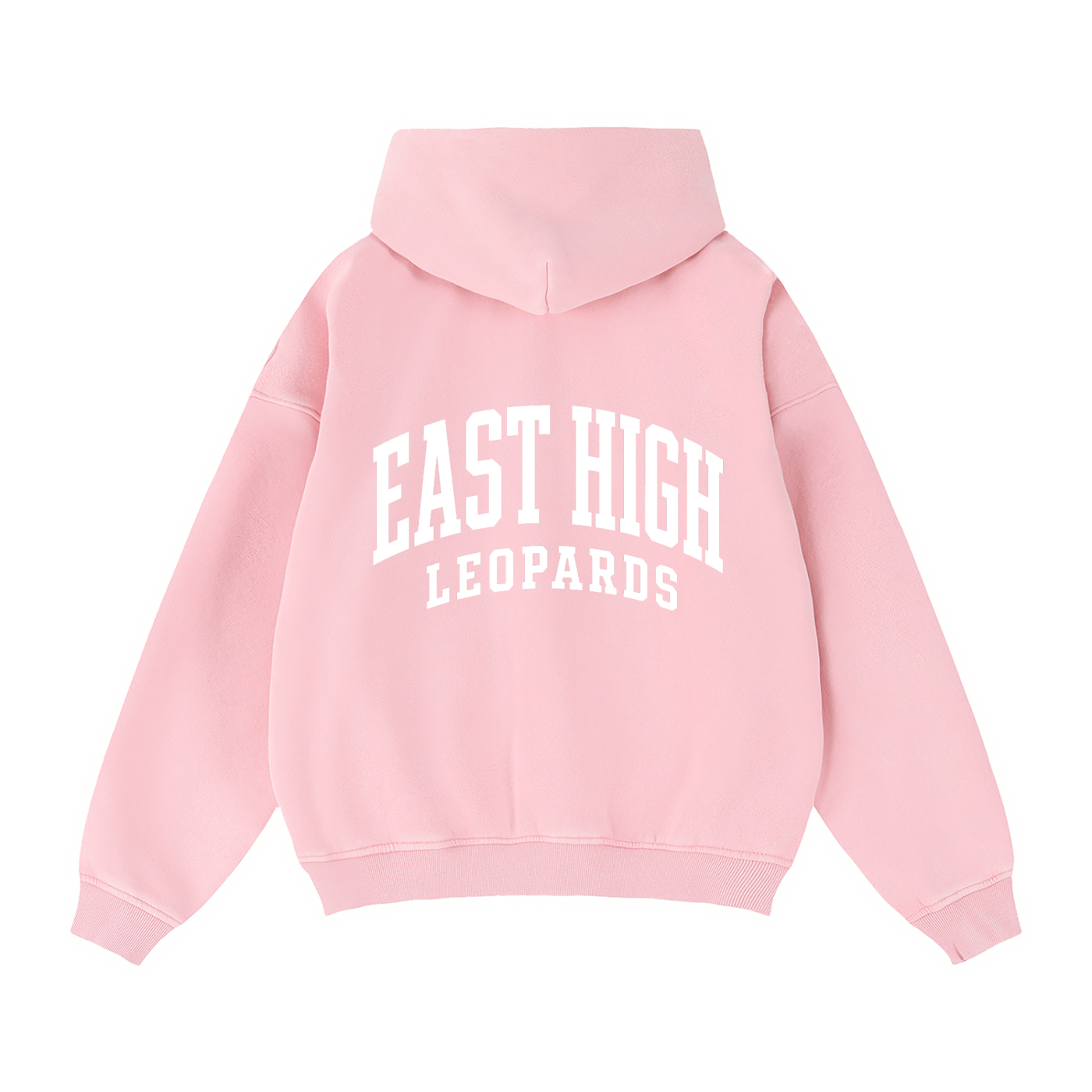 Zip-Through Boxy Fleece Hoodie