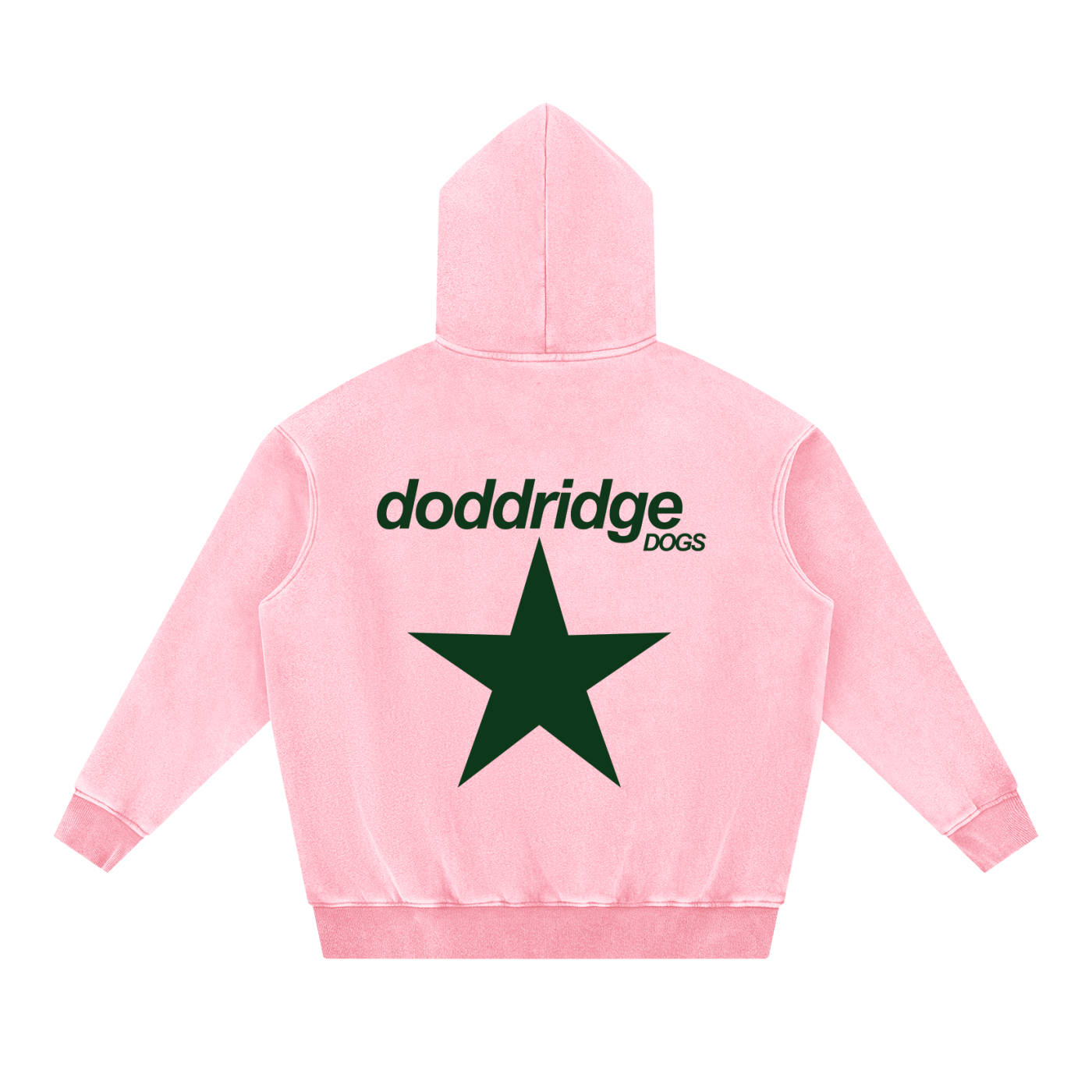Snow Wash Fleece Oversize Hoodie