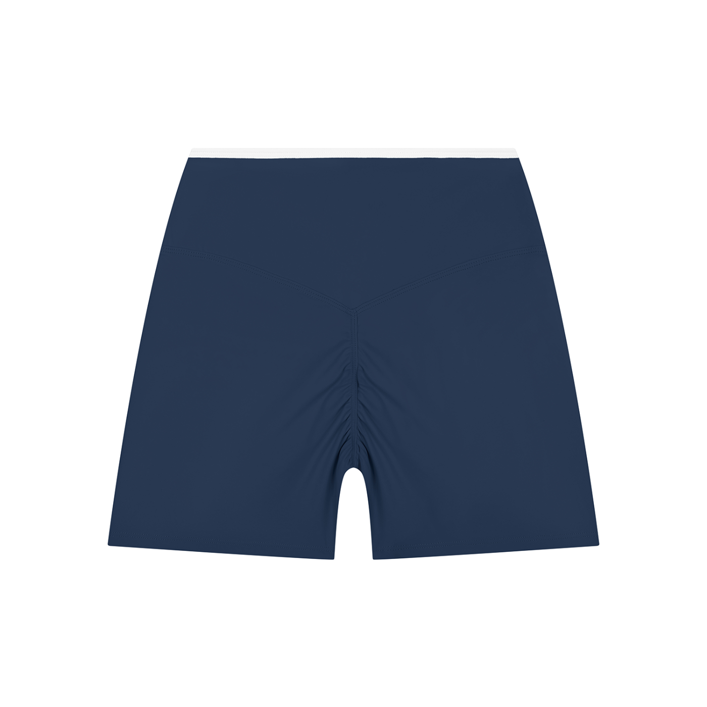 High Rise Color Block Shorts