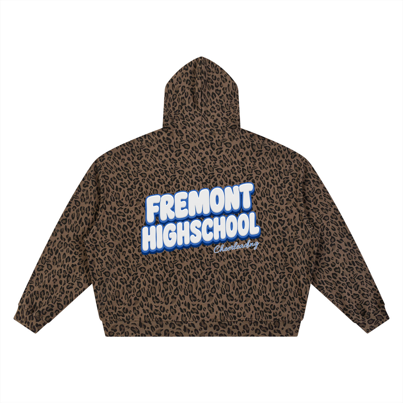 Leopard Print Full Zip Hoodie