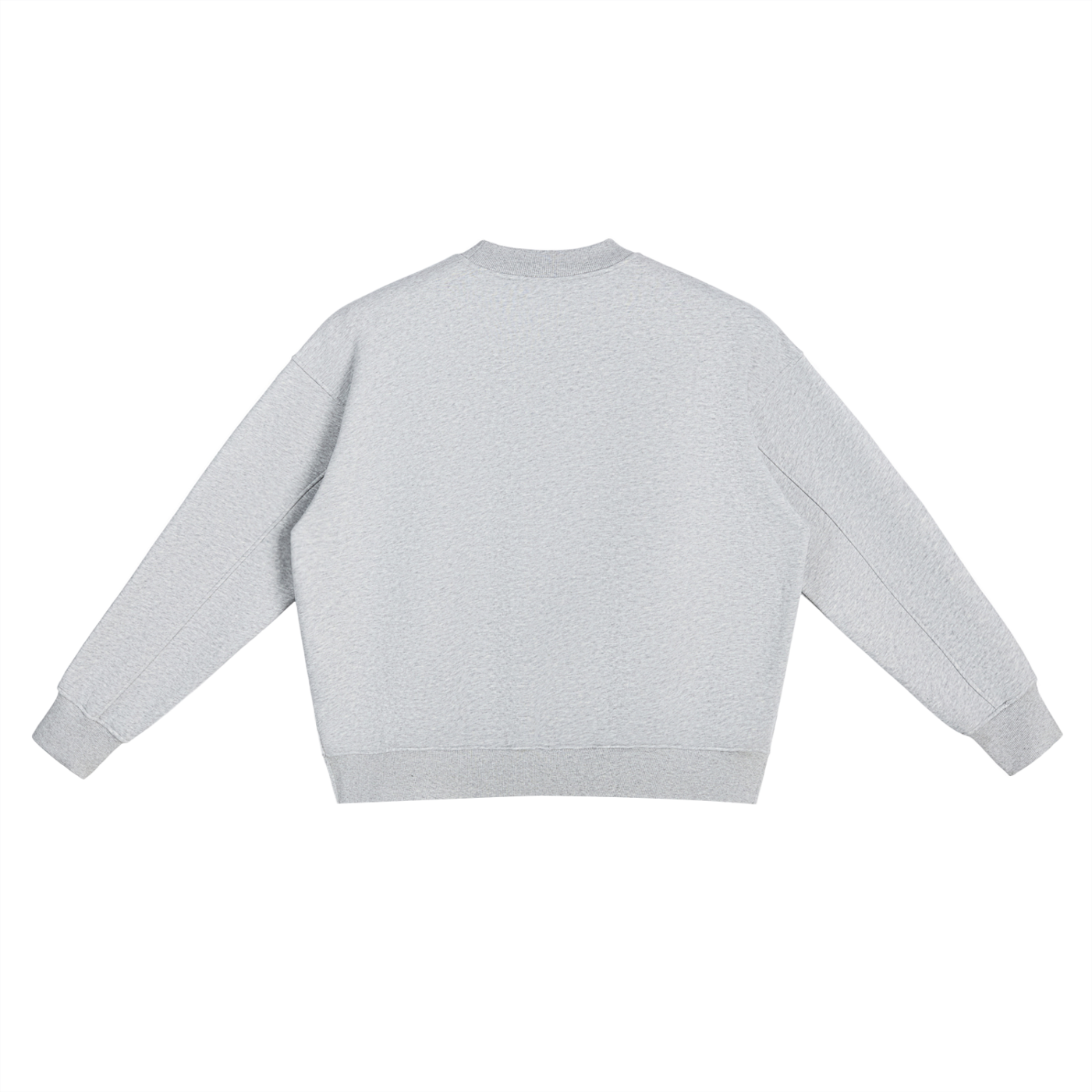 Basic Fleece Side Slit Crewneck Sweatshirt