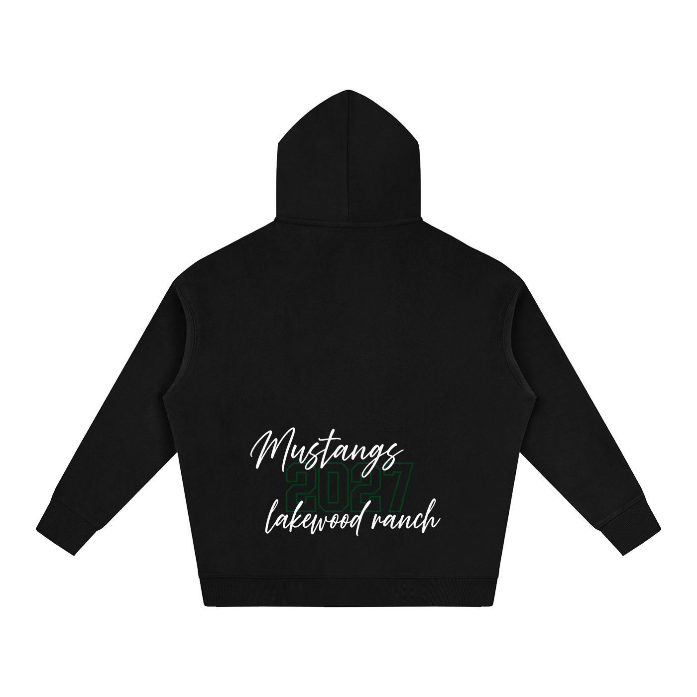 Cursive Front Lakewood Ranch Oversize Fleeced Hoodie