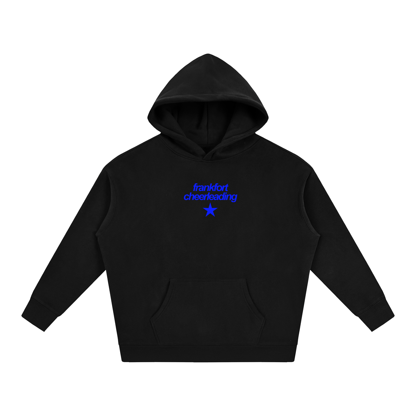 Blue Star Fleeced Hoodie