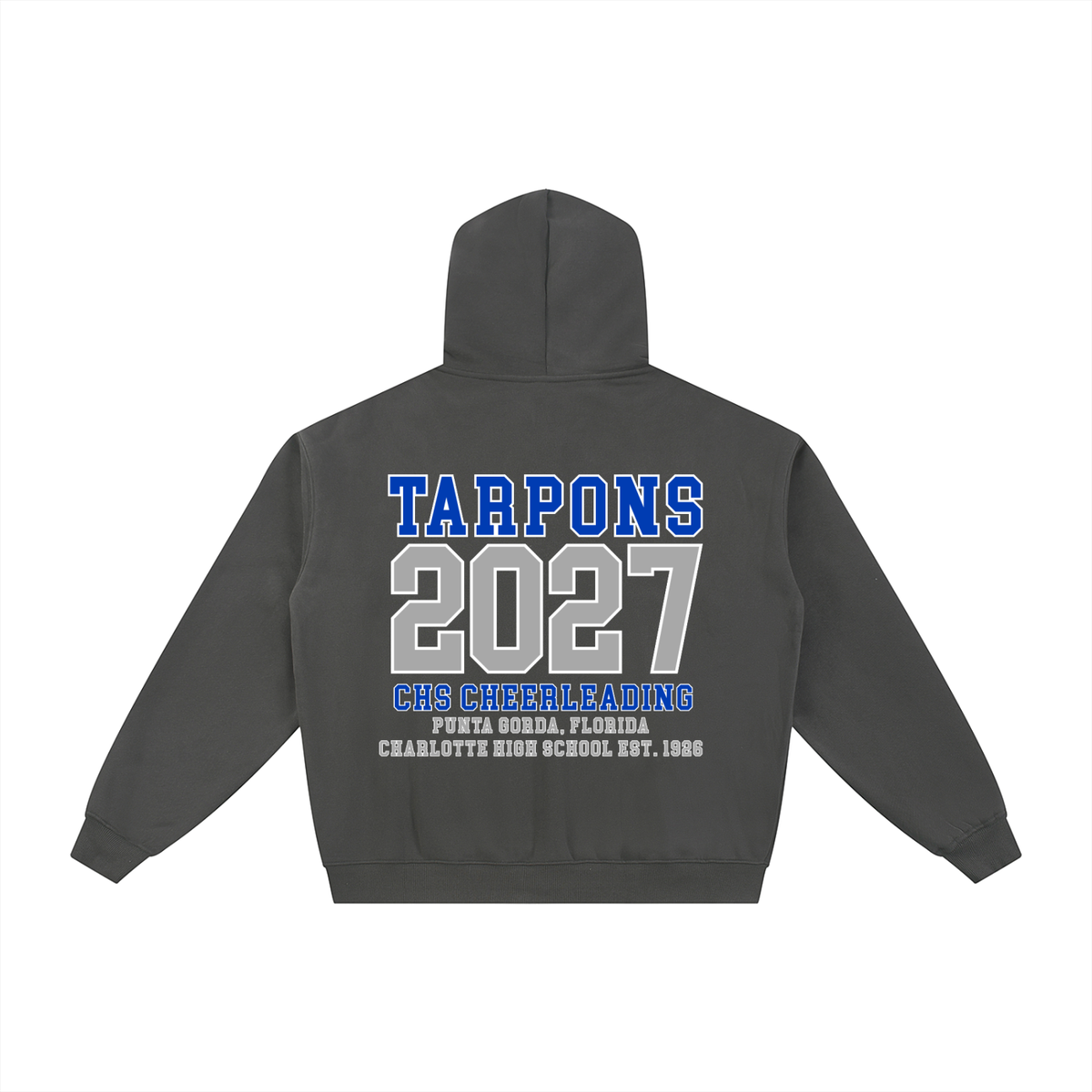 Year Charlotte Essential Fleece Zip-Through Hoodie