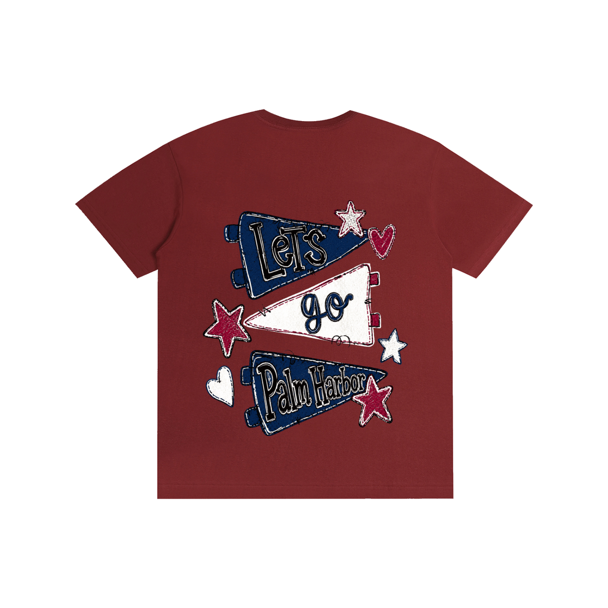 Lets Go Palm Harbor Pure Cotton Unisex T-Shirt