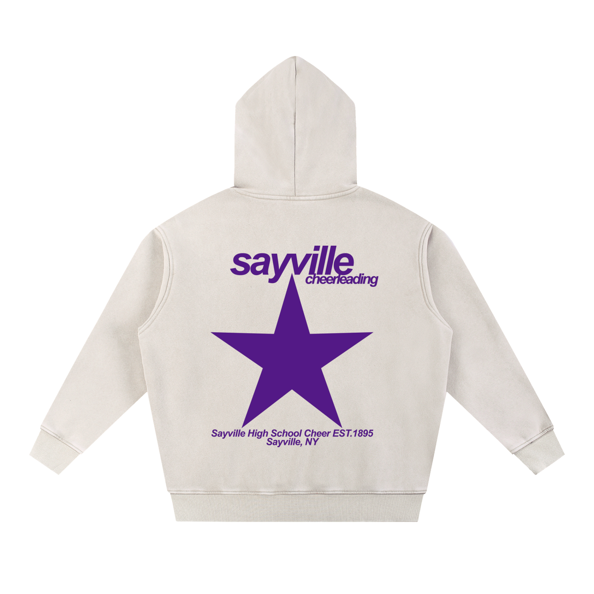Big Star Sayville Snow Wash Fleece Oversize Hoodie
