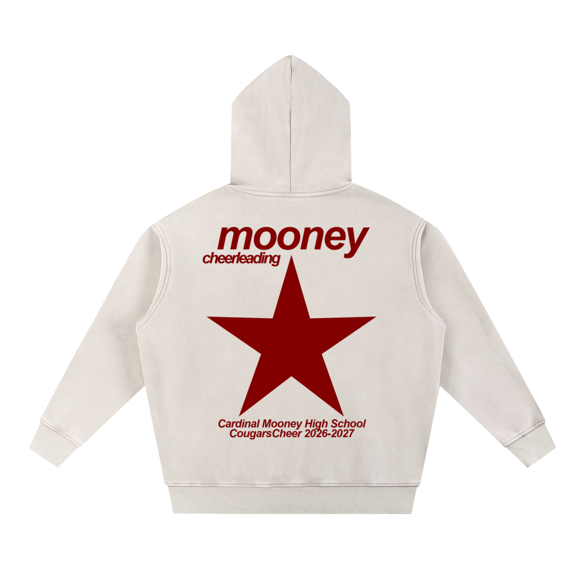 Snow Wash Fleece Oversize Hoodie