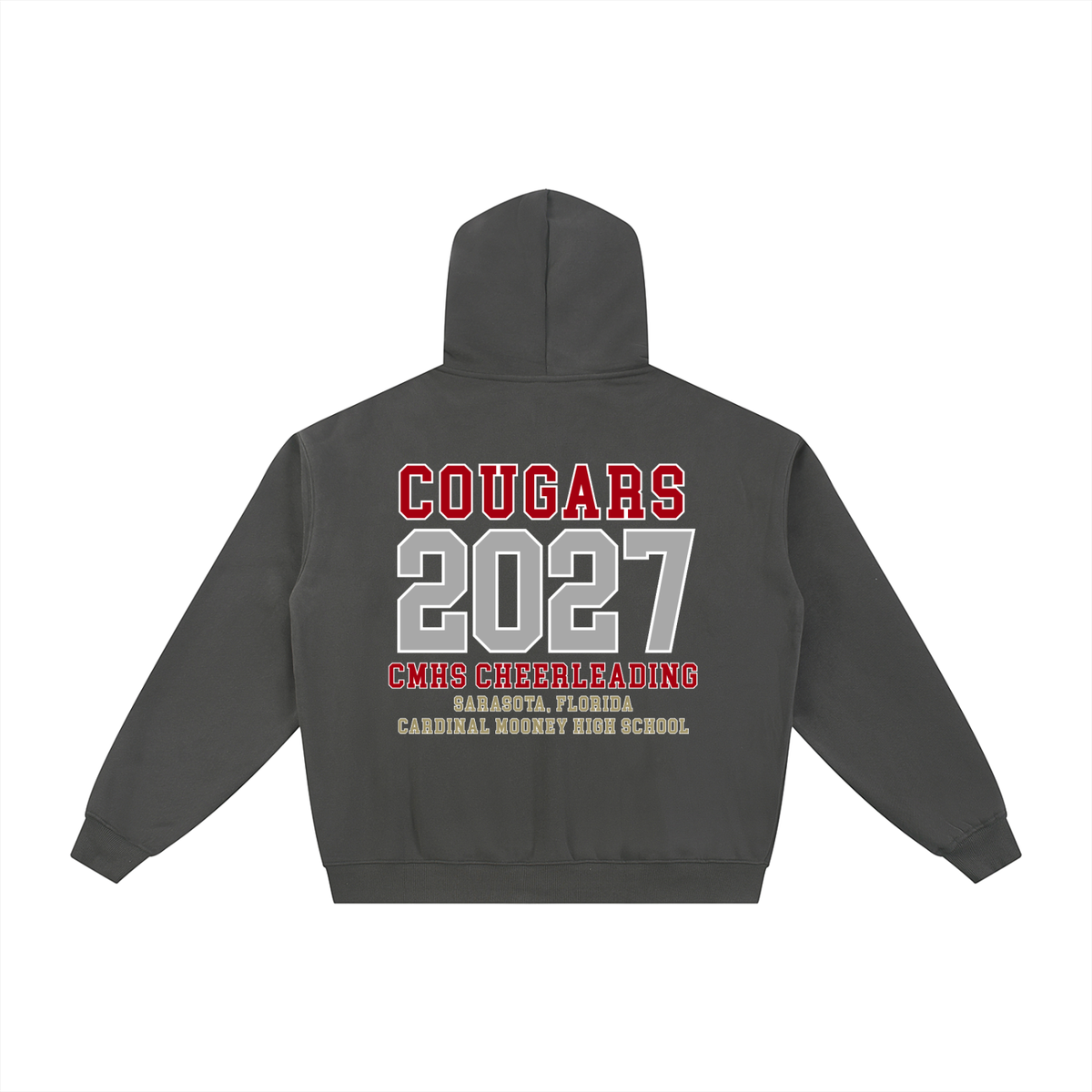 Year Cardinal Mooney Essential Fleece Zip-Through Hoodie