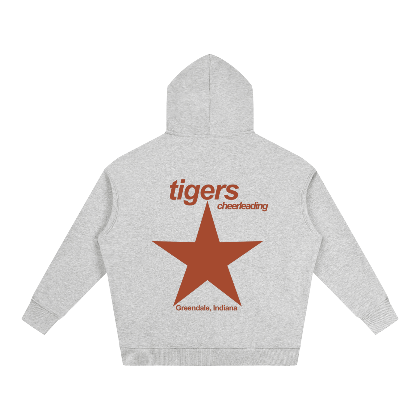 Tigers Star Oversize Fleeced Hoodie