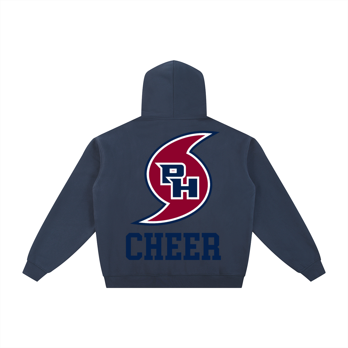 Simple Palm Harbor Essential Fleece Zip-Through Hoodie