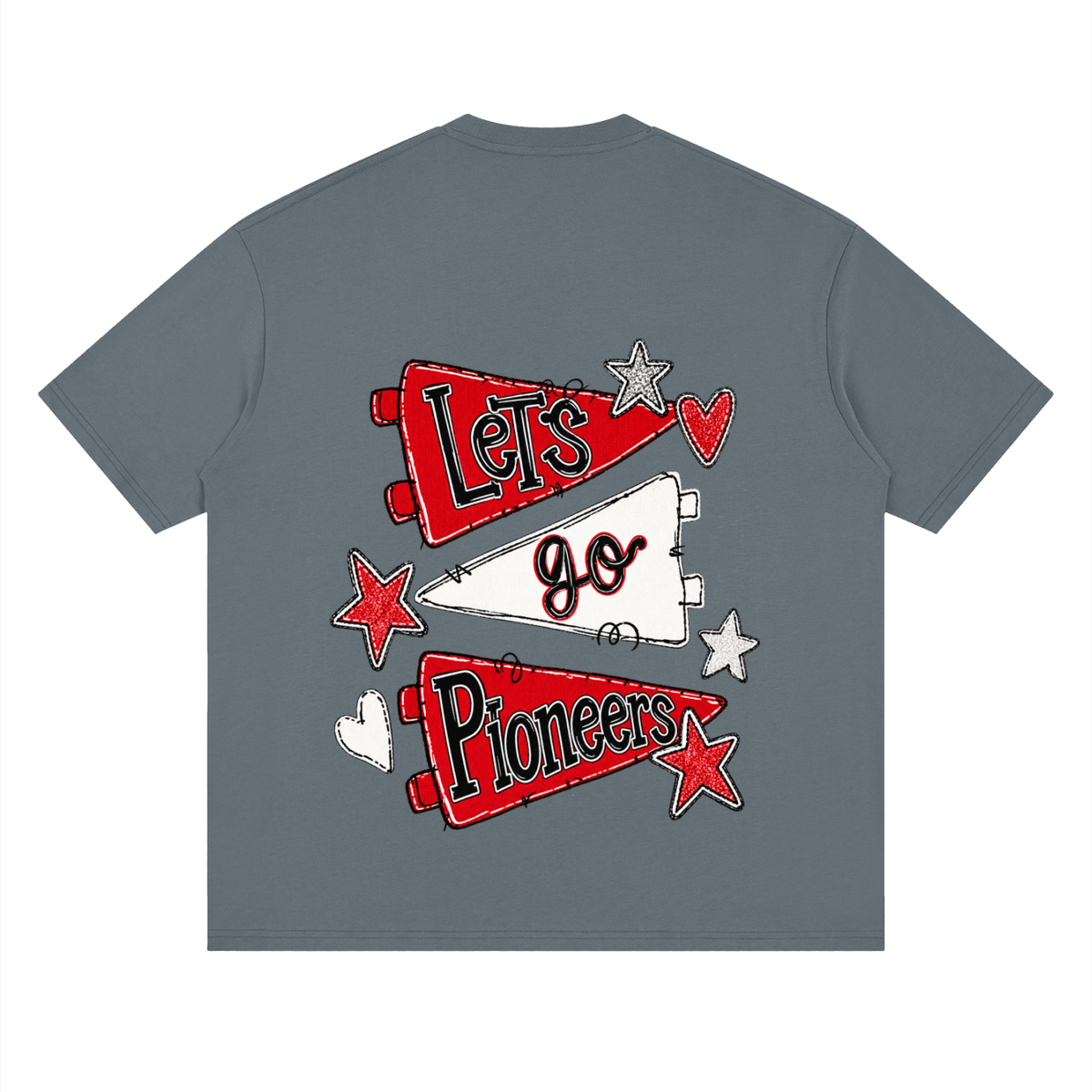 Lets Go Artesia Oversized Drop Shoulder T-Shirt