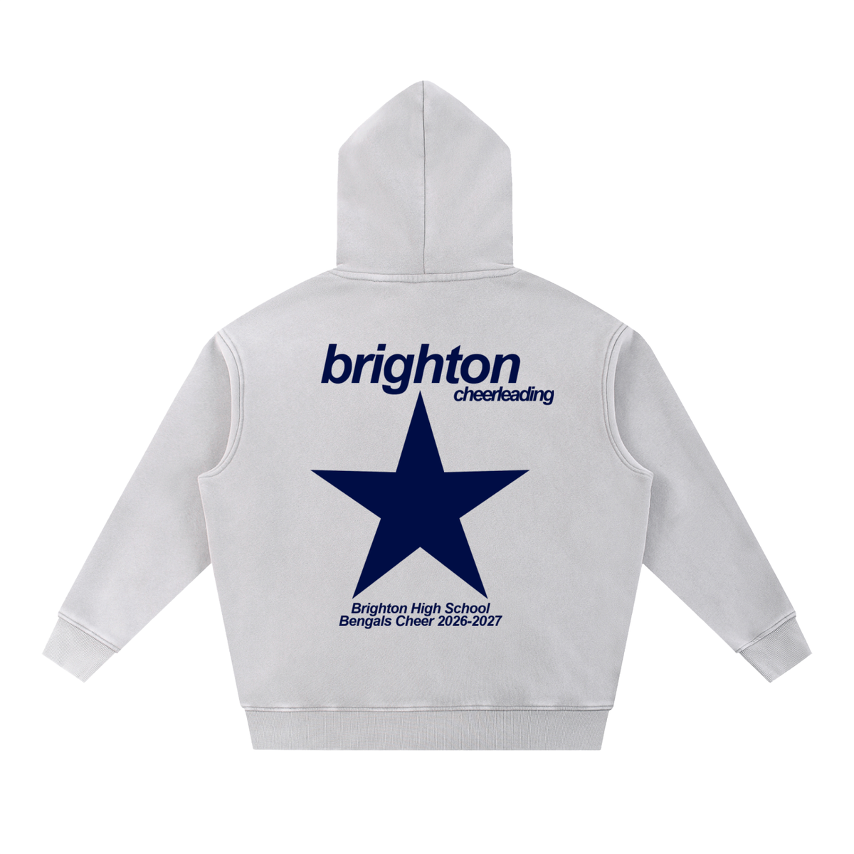 Snow Wash Fleece Oversize Hoodie
