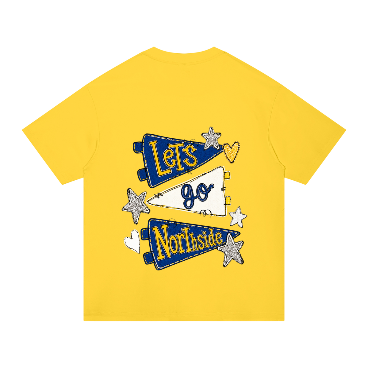Lets Go Northside Unisex Regular Fit Cotton T-Shirt