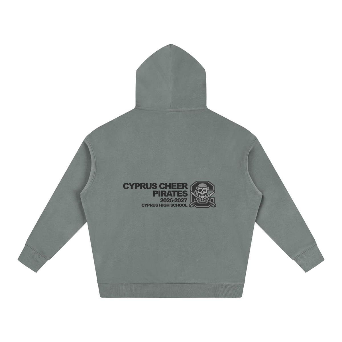 Vector Star Front Cyprus Oversize Fleeced Hoodie
