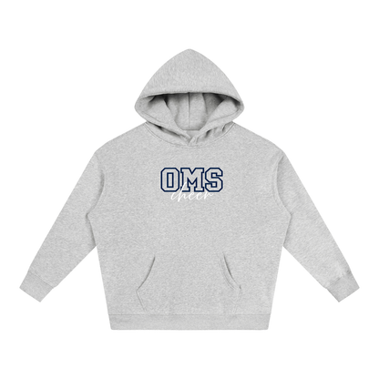 Cursive Front Oakland Middle Oversize Fleeced Hoodie
