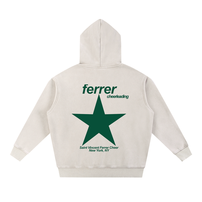 Big Star St Vincent Ferrer Snow Wash Fleece Oversize Hoodie