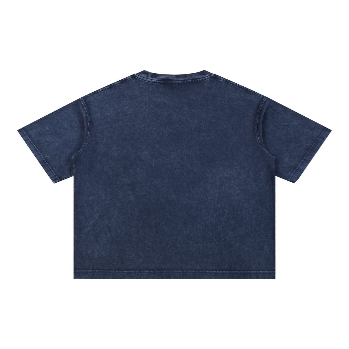 Basic 2 White Mattituck Mineral Wash Boxy Cotton T-Shirt