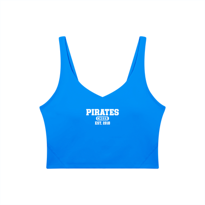 Old School Cyprus Women's V-Neck Yoga Sports Bra