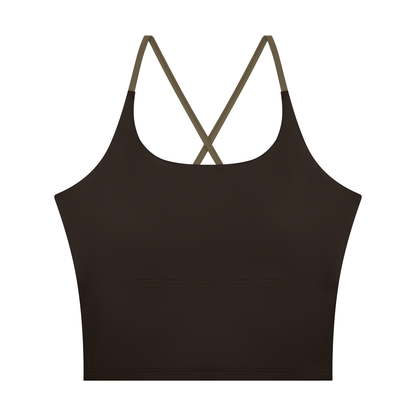Strive Colorblock Crop Tank