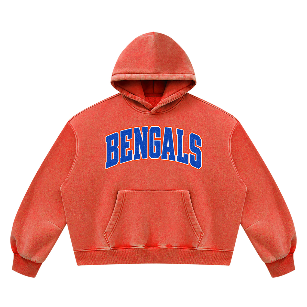 Unisex Vintage Wash Boxy Fleece Hoodie
