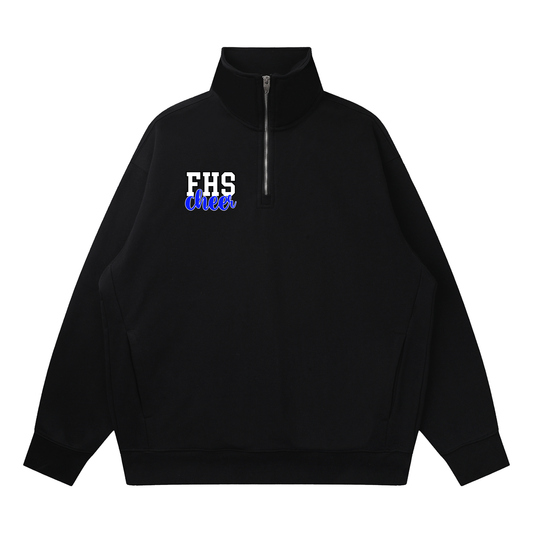 Quarter-Zip Drop Shoulder Sweatshirt