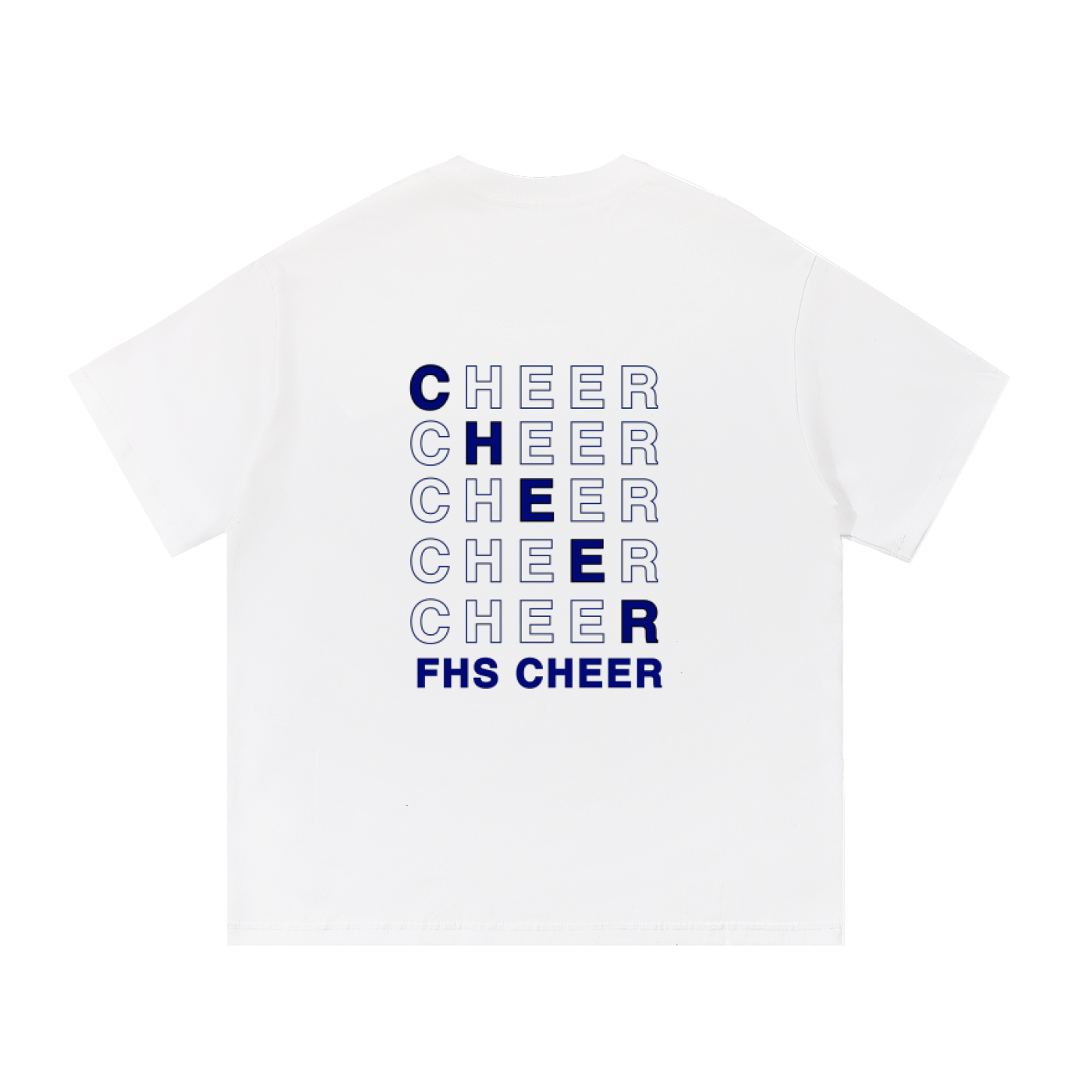 Block Cheer Tee