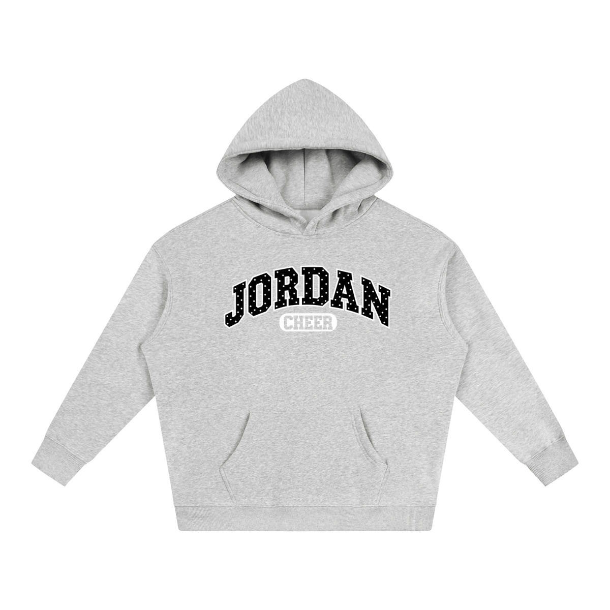 Polka Dot Oversize Fleeced Hoodie