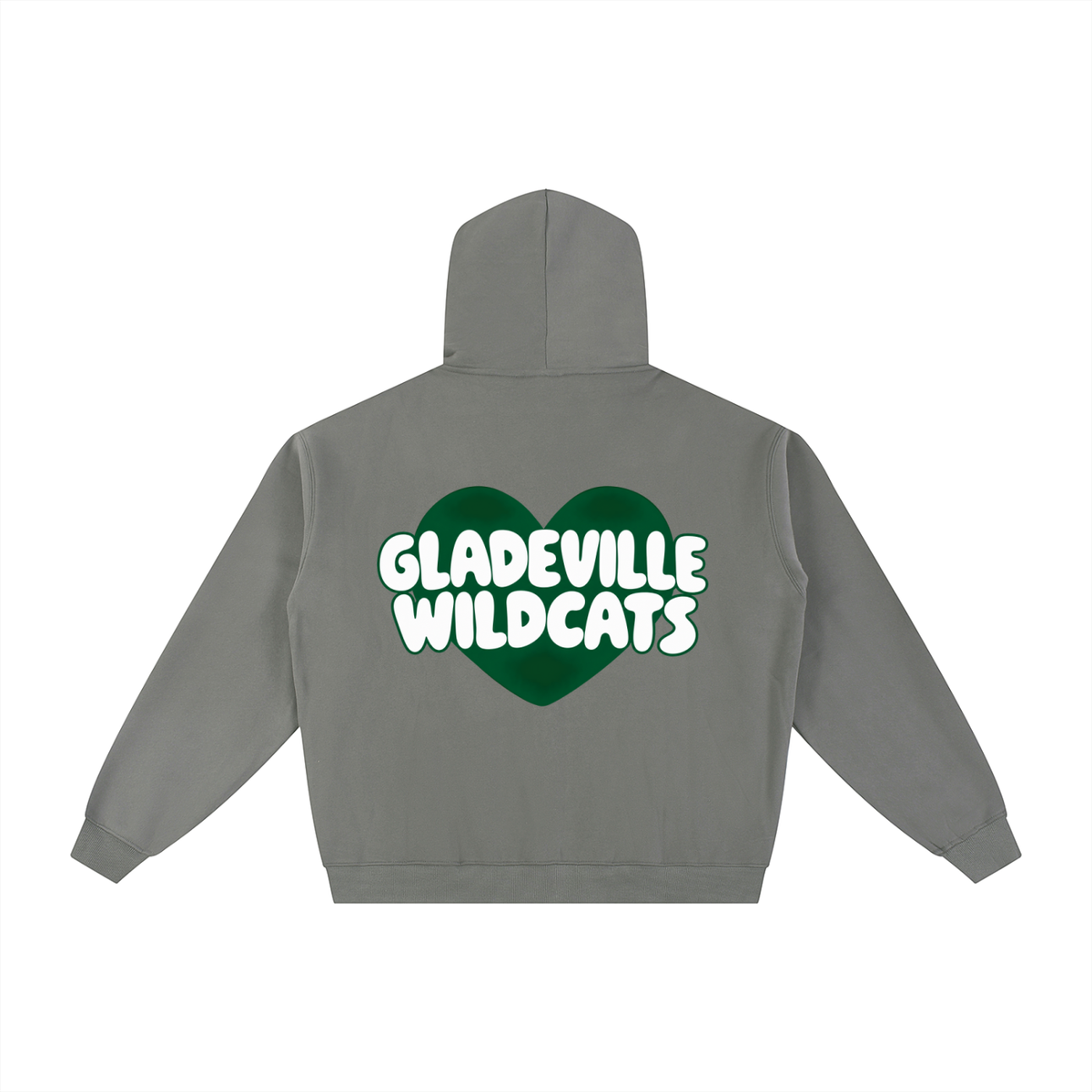 Simple Gladeville Essential Fleece Zip-Through Hoodie