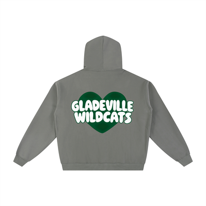 Simple Gladeville Essential Fleece Zip-Through Hoodie