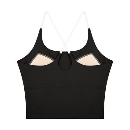 Women's Color Block Yoga Tank Top