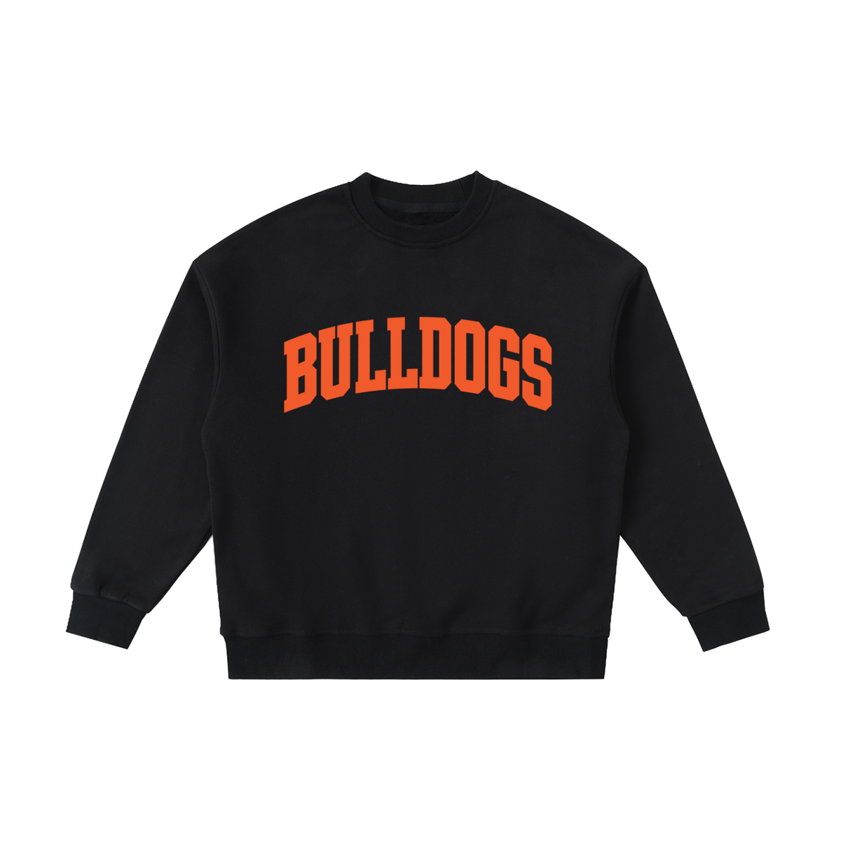 Basic 2 Green Bulldogs Essential Fleece Kids' Crewneck Sweatshirt