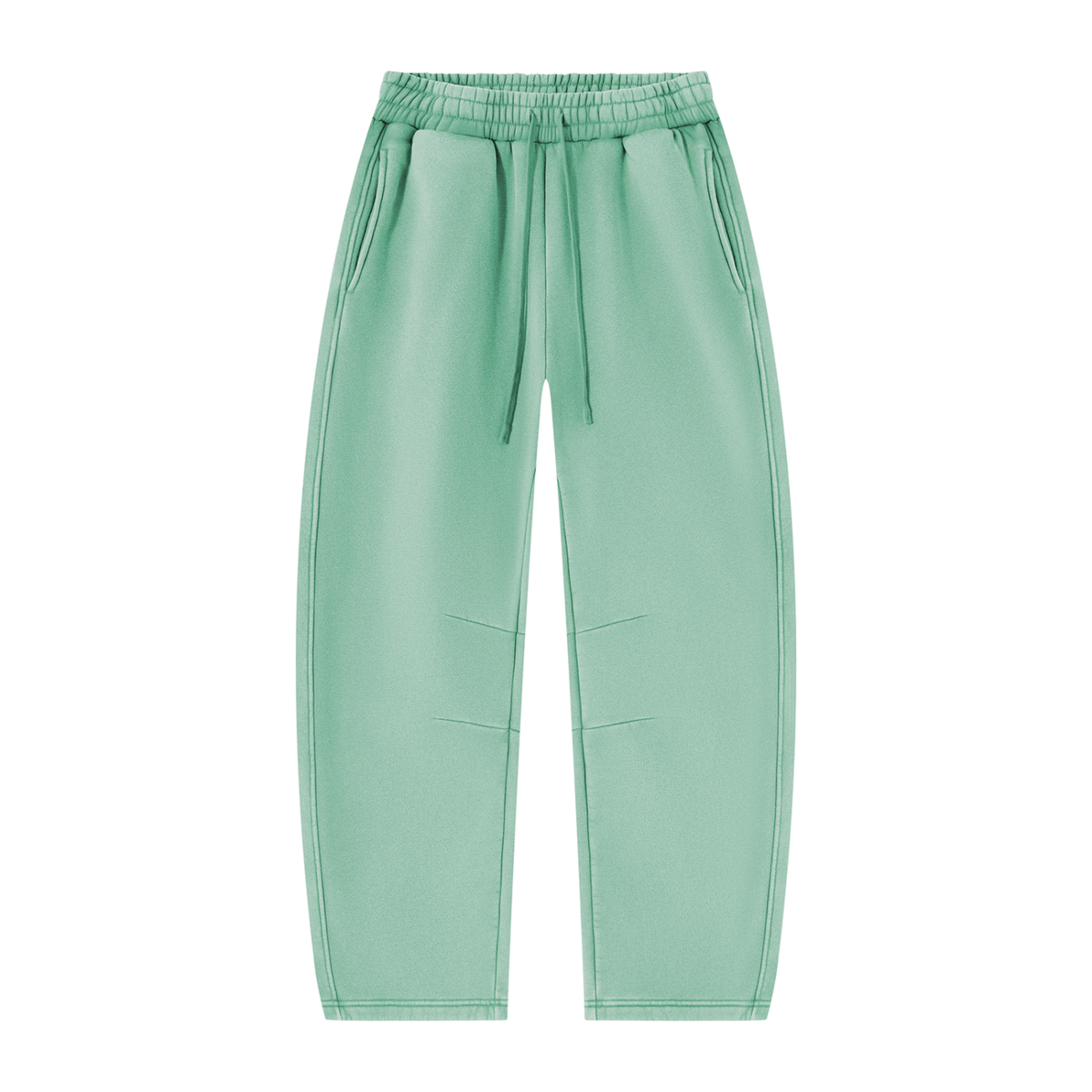 Unisex Vintage Wash Barrel Leg Fleece Sweatpants