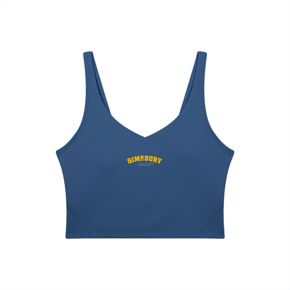 Cursive Simsbury Women's V-Neck Yoga Sports Bra