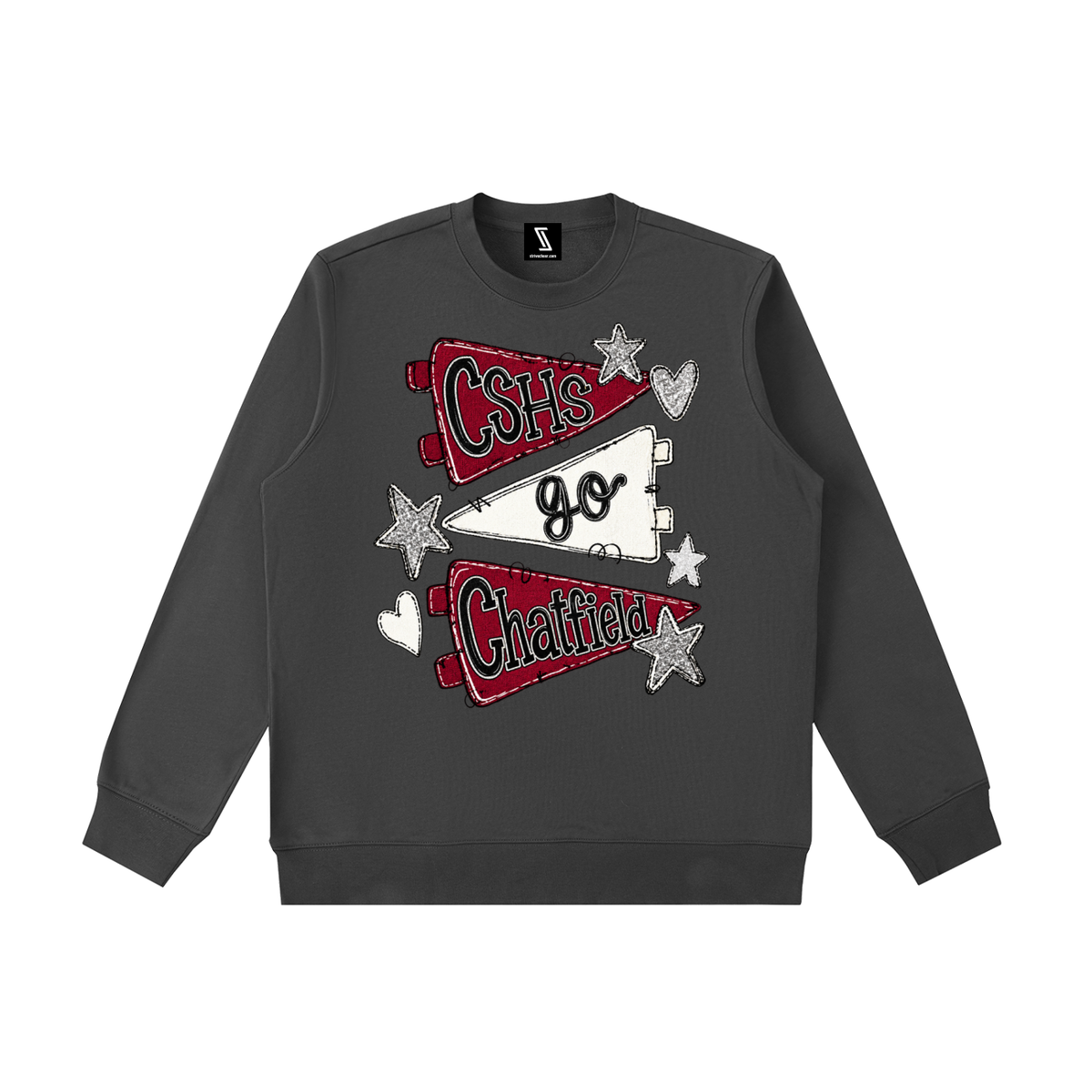 Lets Go Chatfield Essential Heavyweight Crewneck Sweatshirt