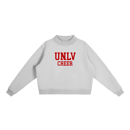 Basic 1 UNLV Essential Fleece Mock-Neck Crew Sweatshirt (printed)
