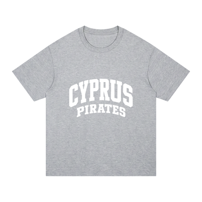 Basic 2 White Cyprus Unisex Regular Fit Cotton T-Shirt