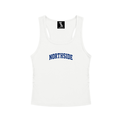 Polka Dot Northside Women’s Ruched Tank Top