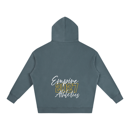 Cursive Front Empire Oversize Fleeced Hoodie