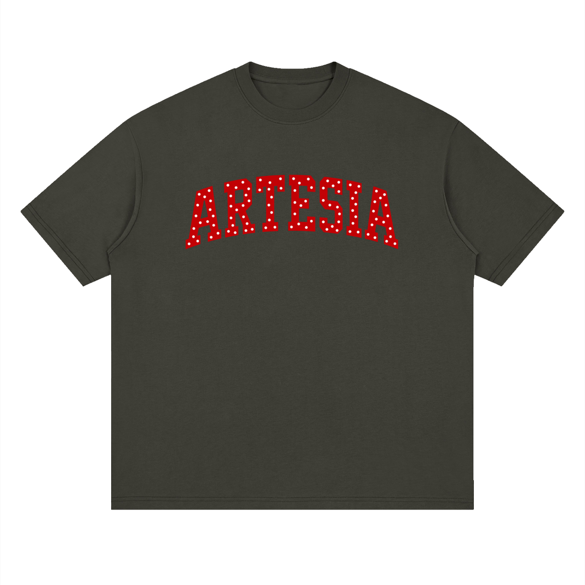 Polka Dot Artesia Oversized Drop Shoulder T-Shirt